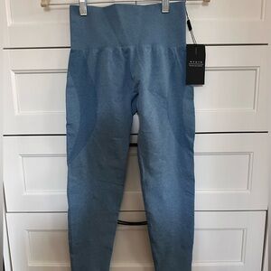 NVGTN Seamless Contour Leggings Blue Size S New with tags
